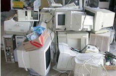 Pile of electronics